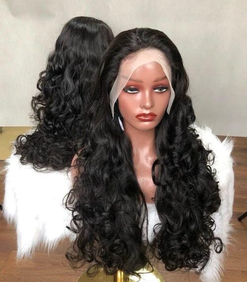 Perruque bouncy Rawhair 28en lace frontal double densité 430390$